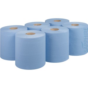 Blue Roll 6pk 120 metre Embossed Recycled 2ply