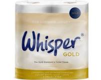 Whisper Gold Toilet Roll