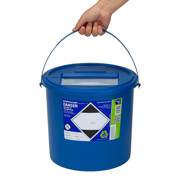 Pharmaceutical Blue Bin 11.5ltr